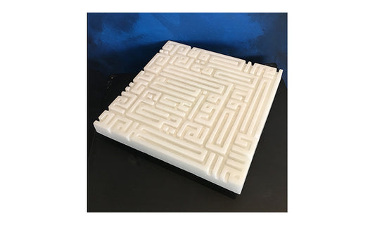 White Marble Kufic calligraphy 24